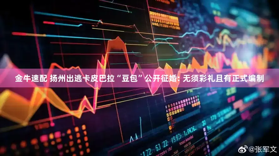 金牛速配 扬州出逃卡皮巴拉“豆包”公开征婚: 无须彩礼且有正式编制
