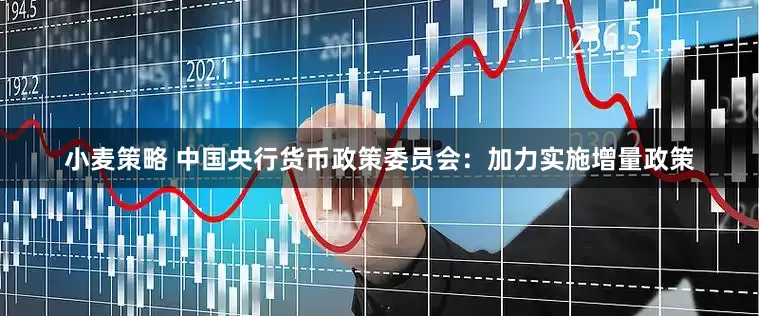 小麦策略 中国央行货币政策委员会：加力实施增量政策
