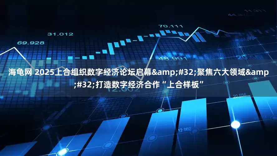 海龟网 2025上合组织数字经济论坛启幕&#32;聚焦六大领域&#32;打造数字经济合作“上合样板”