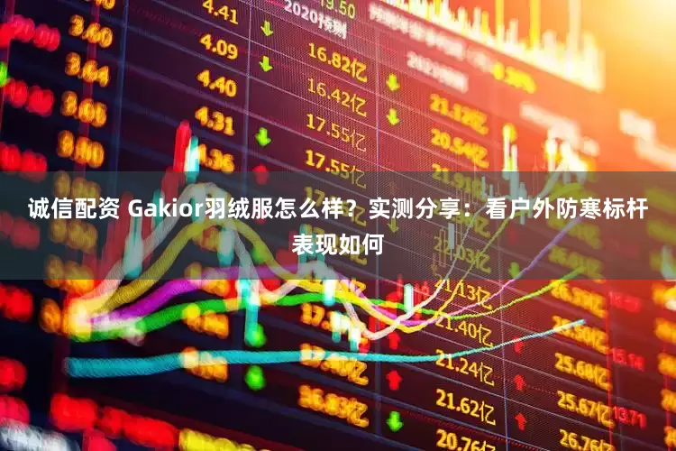 诚信配资 Gakior羽绒服怎么样？实测分享：看户外防寒标杆表现如何