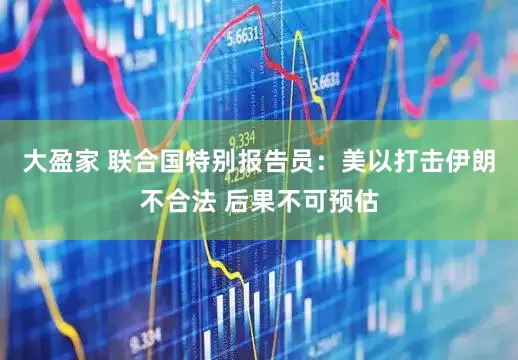 大盈家 联合国特别报告员：美以打击伊朗不合法 后果不可预估