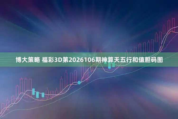 博大策略 福彩3D第2026106期神算天五行和值胆码图